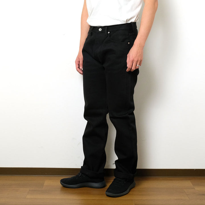 IRON HEART - 21oz. REAL BLACK EXTRA HEAVY DENIM - IH9634Z