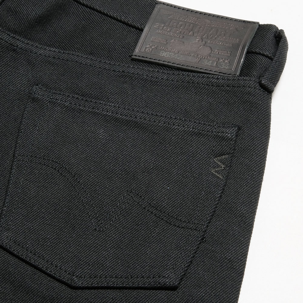 IRON HEART - 21oz. REAL BLACK EXTRA HEAVY DENIM - IH9634Z