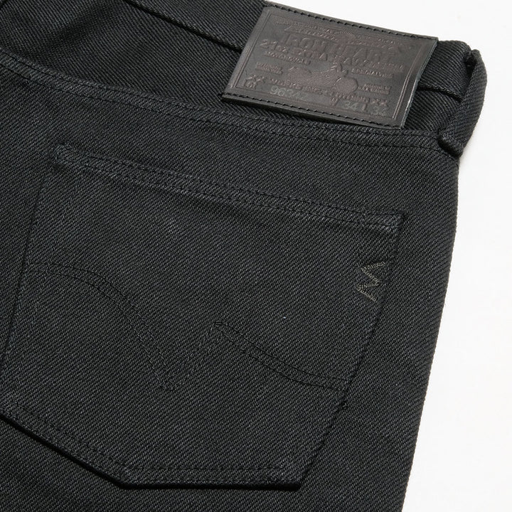 IRON HEART - 21oz. REAL BLACK EXTRA HEAVY DENIM - IH9634Z