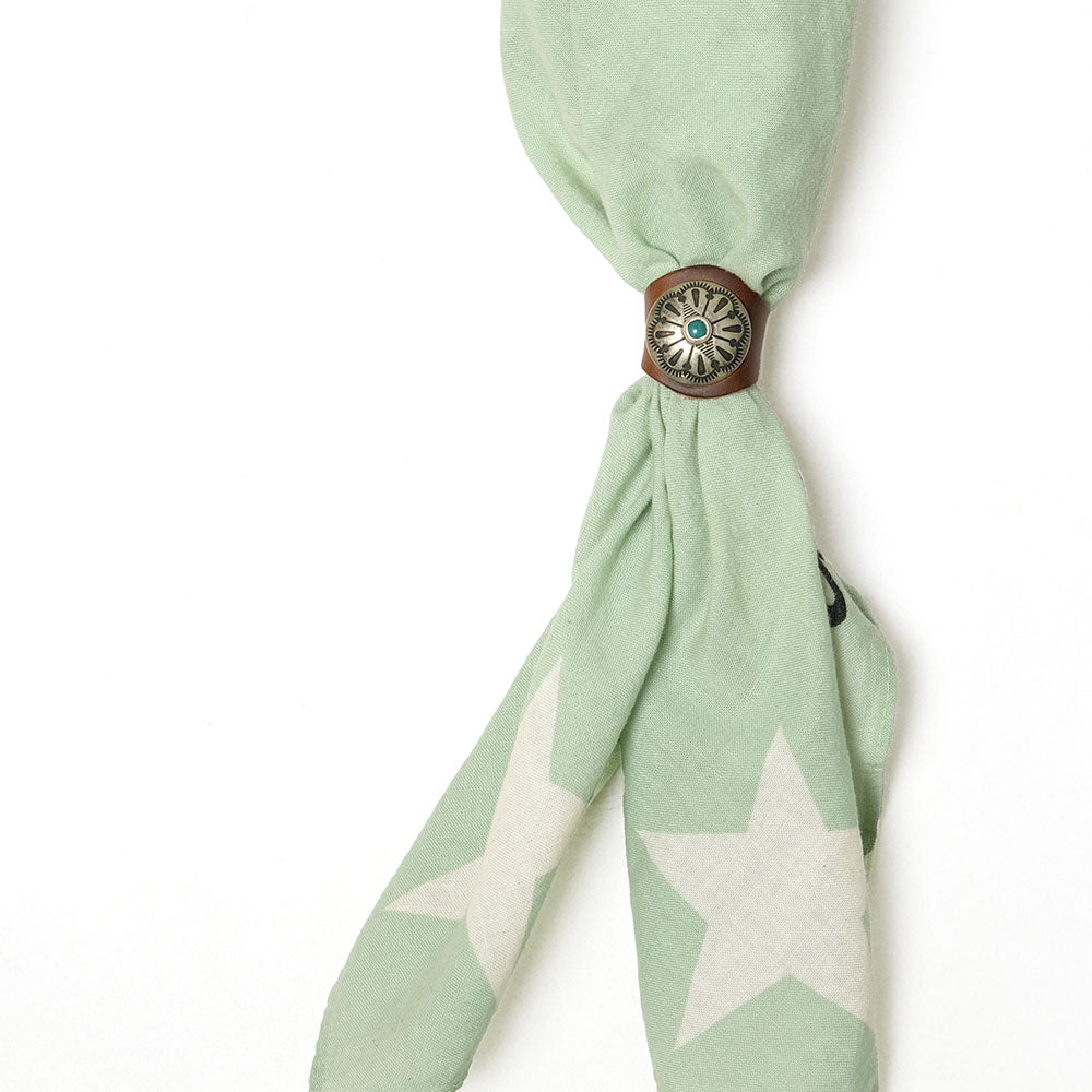 YUKETEN Leather Ring with Concho MG-LR01 / MG-LR02