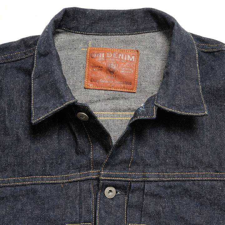 ONI DENIM - 1st Type Denim Jacket - 16.5oz Natural Indigo Denim - ONI-01507NI