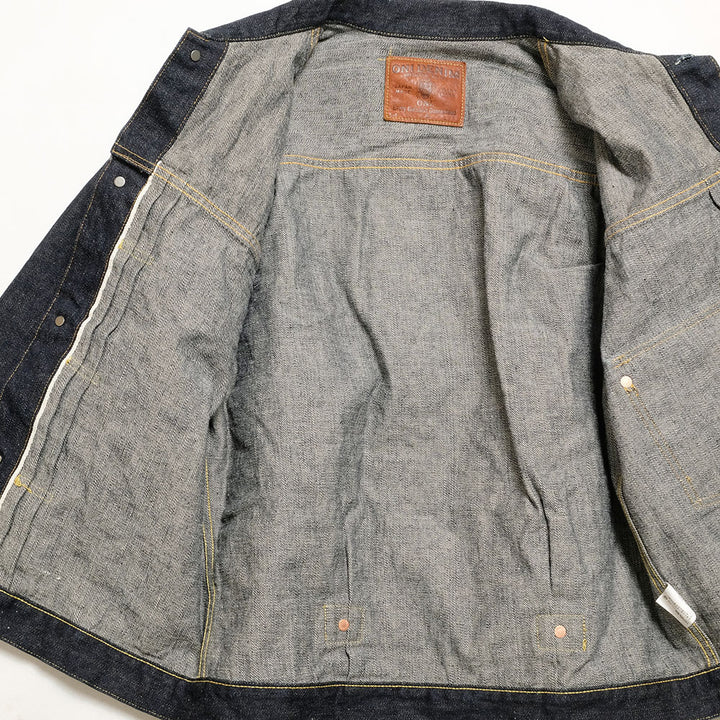 ONI DENIM - 1st Type Denim Jacket - 16.5oz Natural Indigo Denim - ONI-01507NI