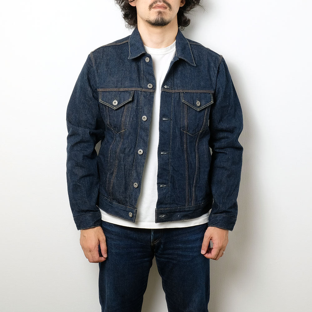ONI DENIM<br>Semi-Handmade 16oz 天然藍 "SHM-KIWAMI" 3rd Type Denim Jacket<br>ONI-02525P