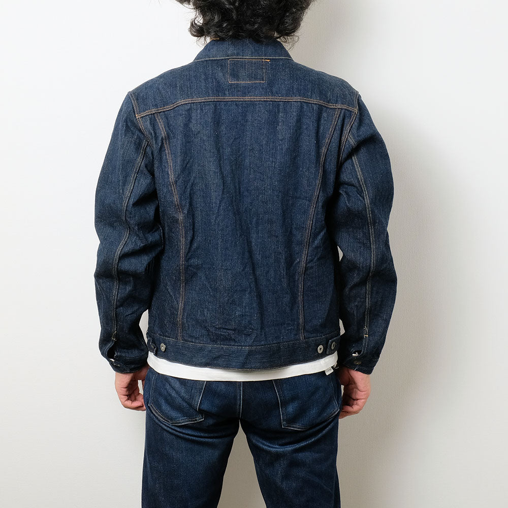 ONI DENIM<br>Semi-Handmade 16oz 天然藍 "SHM-KIWAMI" 3rd Type Denim Jacket<br>ONI-02525P