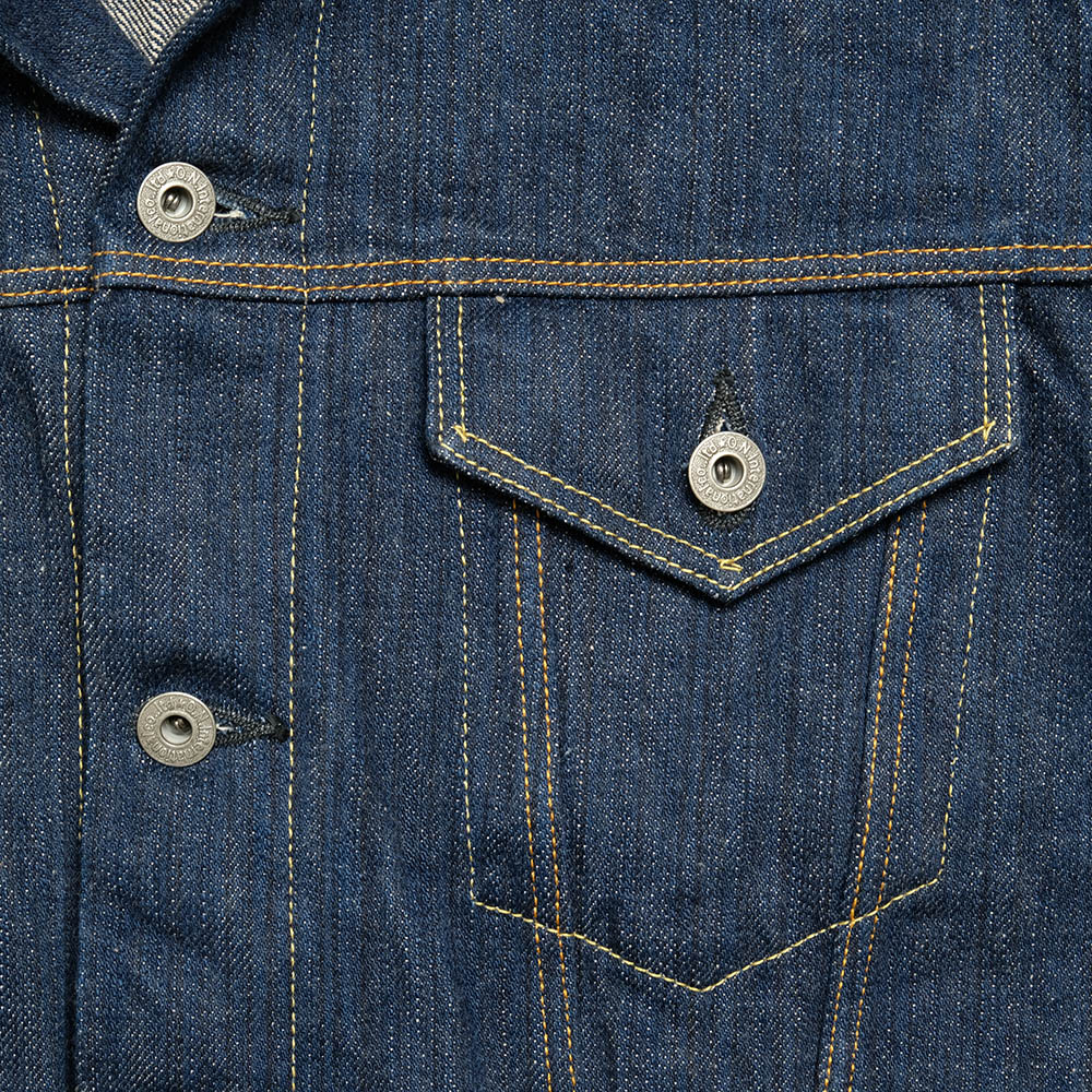ONI DENIM<br>Semi-Handmade 16oz 天然藍 "SHM-KIWAMI" 3rd Type Denim Jacket<br>ONI-02525P
