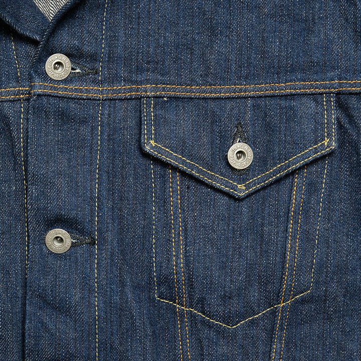 ONI DENIM<br>Semi-Handmade 16oz 天然藍 "SHM-KIWAMI" 3rd Type Denim Jacket<br>ONI-02525P