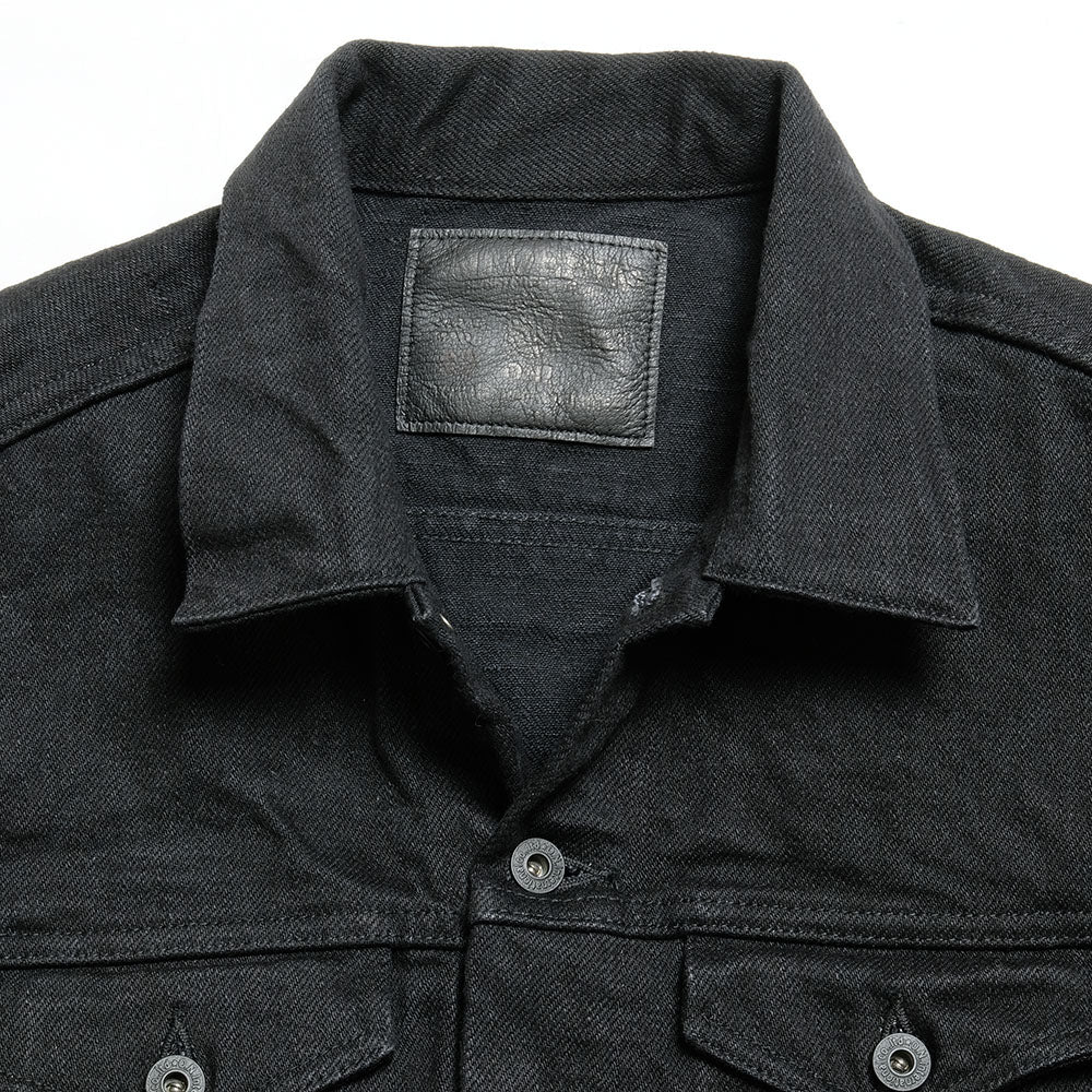 ONI DENIM<br>20oz ONI Secret Denim Dark Indigo x Black 3rd Type Denim Jacket<br>ONI-02527PZR