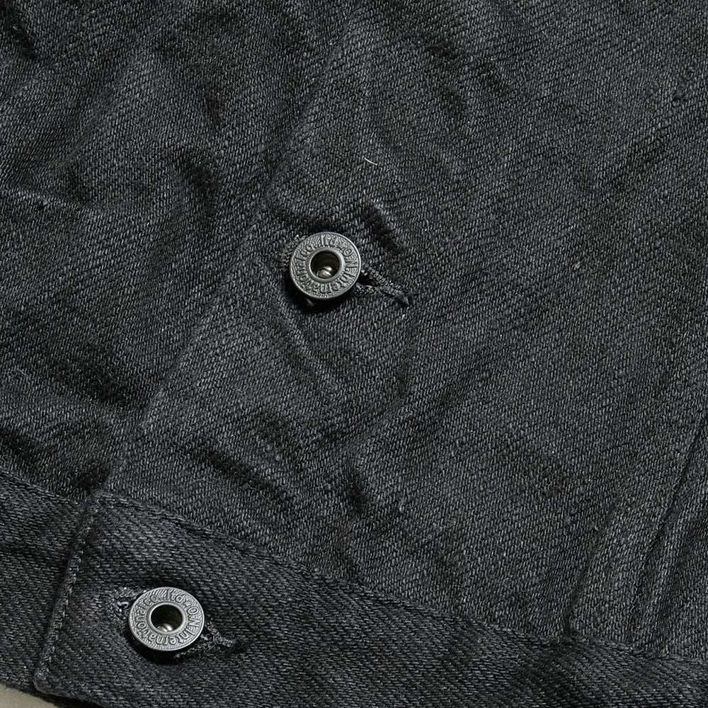 ONI DENIM<br>20oz ONI Secret Denim Dark Indigo x Black 3rd Type Denim Jacket<br>ONI-02527PZR