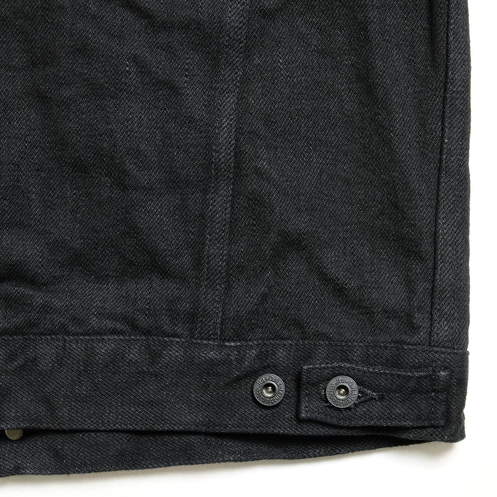 ONI DENIM<br>20oz ONI Secret Denim Dark Indigo x Black 3rd Type Denim Jacket<br>ONI-02527PZR