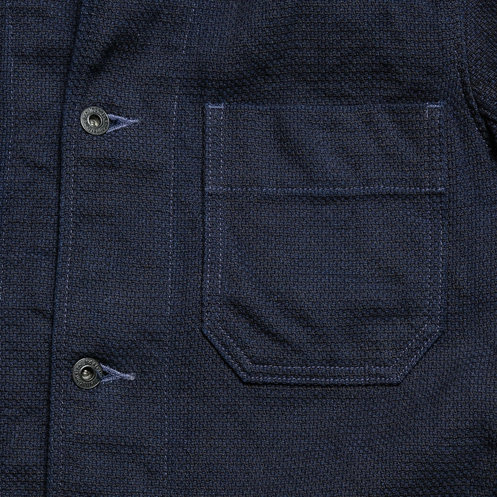 ONI DENIM - Coveralls Sashiko Style Dobby, Indigo - ONI-03100