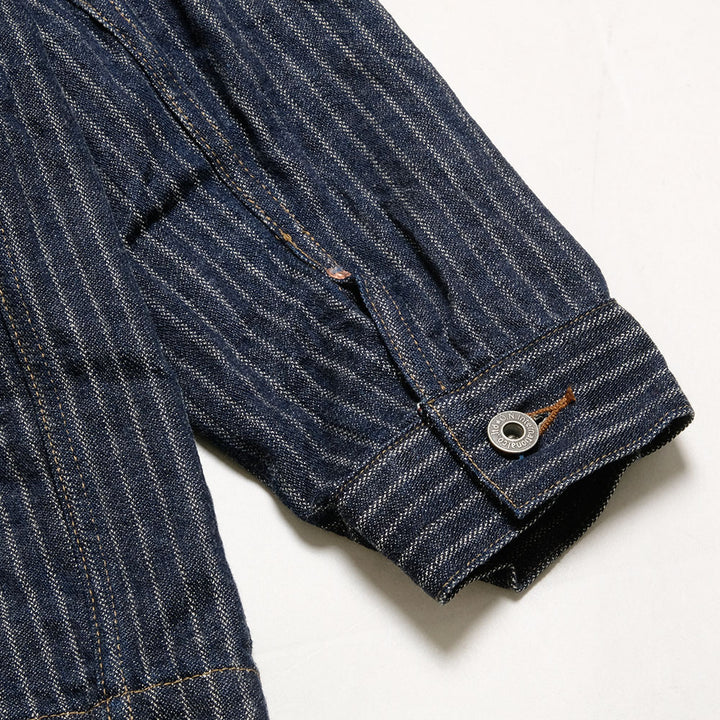 ONI DENIM - Coveralls - Drop-Needle Stitching Jacquard Striped Denim - ONI-03101HJS