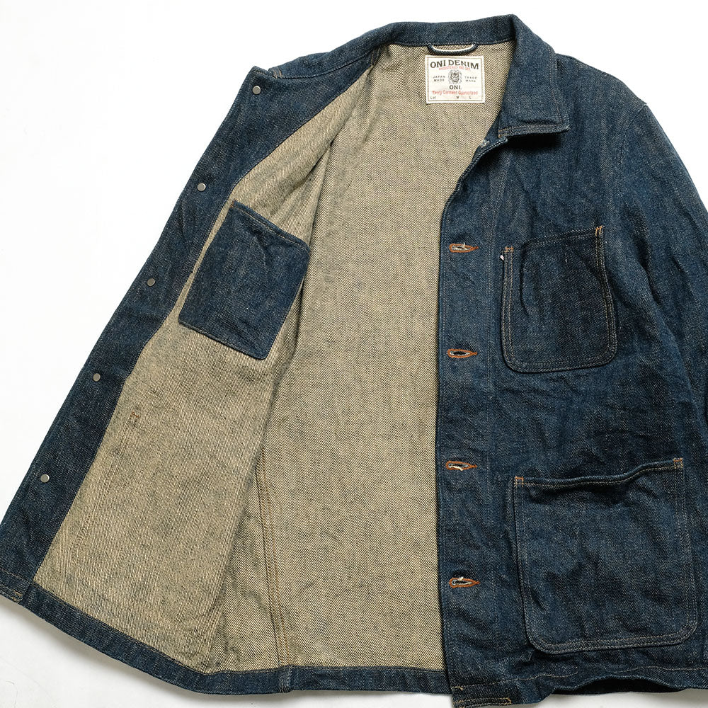 ONI DENIM Coveralls 20oz Secret Denim - 鬼秘 - ONI-03502ZR