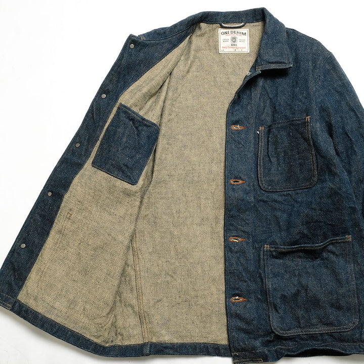 ONI DENIM Coveralls 20oz Secret Denim - 鬼秘 - ONI-03502ZR
