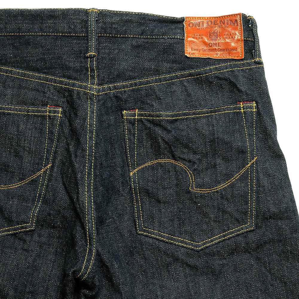 ONI DENIM<br>Neat Straight<br>16oz Green Cast Denim<br>ONI-246GC16