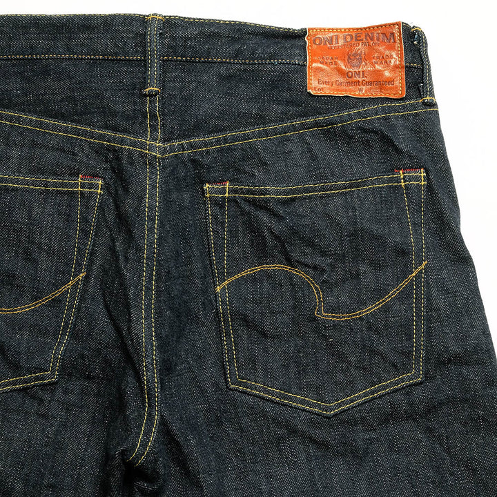 ONI DENIM<br>Neat Straight<br>16oz Green Cast Denim<br>ONI-246GC16