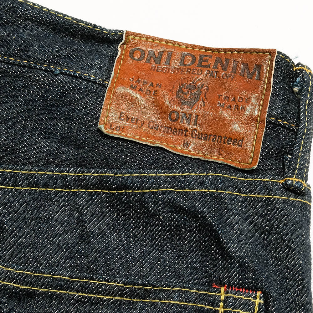 ONI DENIM<br>Neat Straight<br>16oz Green Cast Denim<br>ONI-246GC16