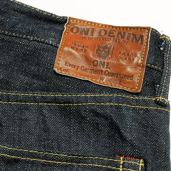 ONI DENIM<br>Neat Straight<br>16oz Green Cast Denim<br>ONI-246GC16
