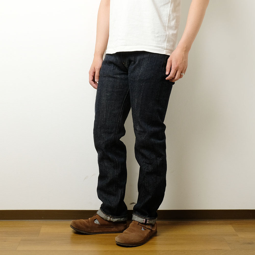 ONI DENIM<br>Semi Tight Straight 12oz Natural Indigo Denim “鬼楽II(KIRAKU-2)”<br>ONI-515