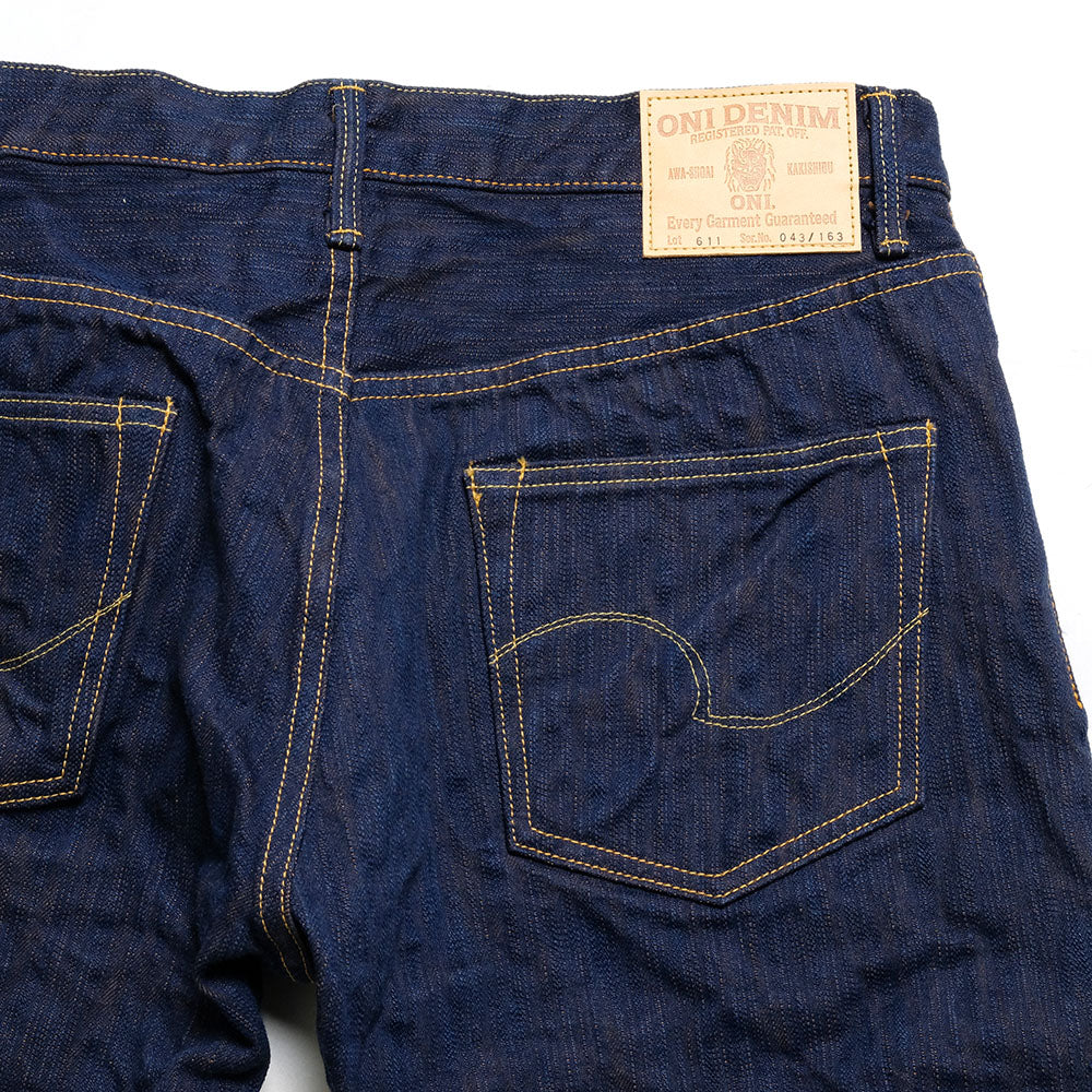 ONI DENIM - Relax Tapered 17.5oz 阿波正藍 x 柿渋 - ONI-611ASKS