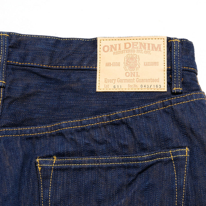 ONI DENIM - Relax Tapered 17.5oz 阿波正藍 x 柿渋 - ONI-611ASKS