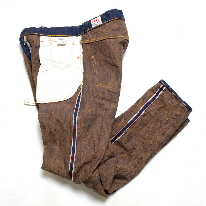 ONI DENIM - Relax Tapered 17.5oz 阿波正藍 x 柿渋 - ONI-611ASKS