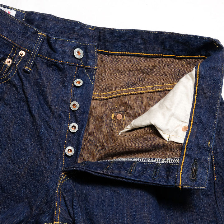 ONI DENIM - Relax Tapered 17.5oz 阿波正藍 x 柿渋 - ONI-611ASKS