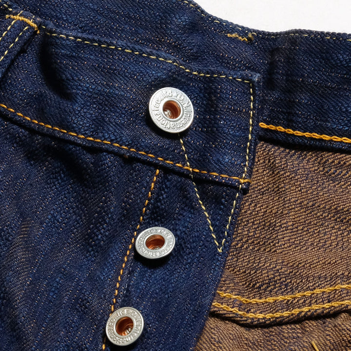 ONI DENIM - Relax Tapered 17.5oz 阿波正藍 x 柿渋 - ONI-611ASKS