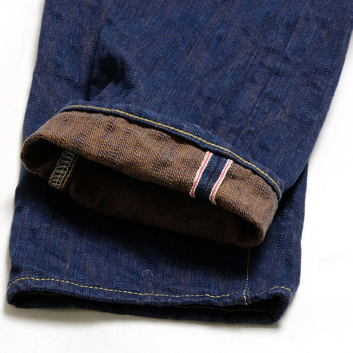 ONI DENIM - Relax Tapered 17.5oz 阿波正藍 x 柿渋 - ONI-611ASKS