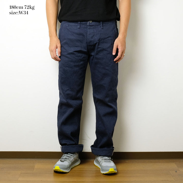 ONI DENIM - 12oz French-Navy Trousers - ONI-727FR