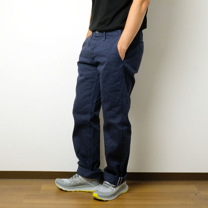 ONI DENIM - 12oz French-Navy Trousers - ONI-727FR