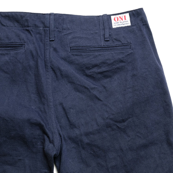 ONI DENIM - 12oz French-Navy Trousers - ONI-727FR