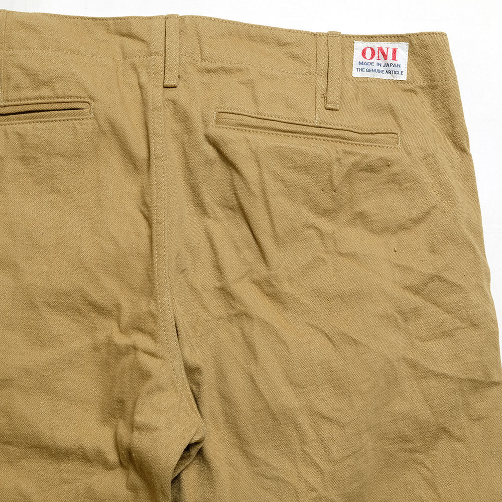 ONI DENIM - 12oz Khaki-Beige Trousers - ONI-727KH