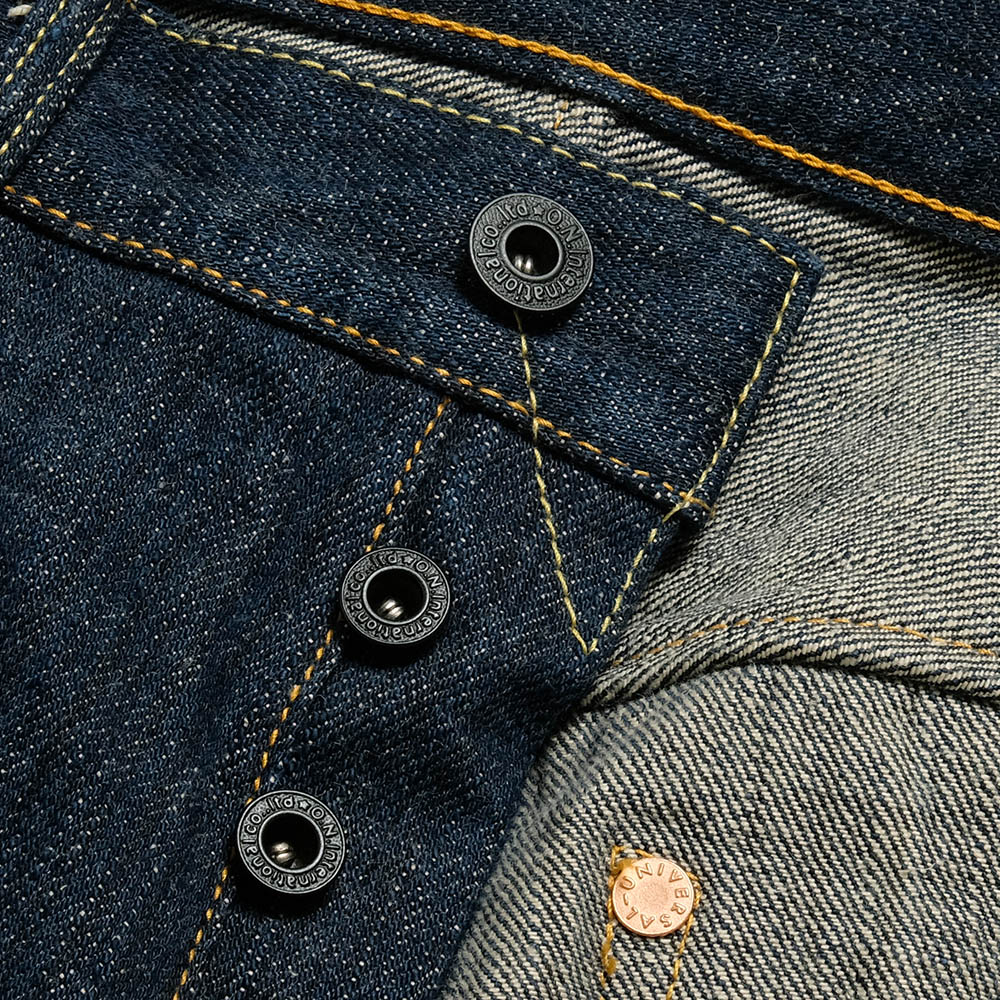 ONI DENIM<br>High-Rise Relax Tapered Semi-Handmade 16oz 天然藍 "SHM-KIWAMI"<br>ONI-920SHM