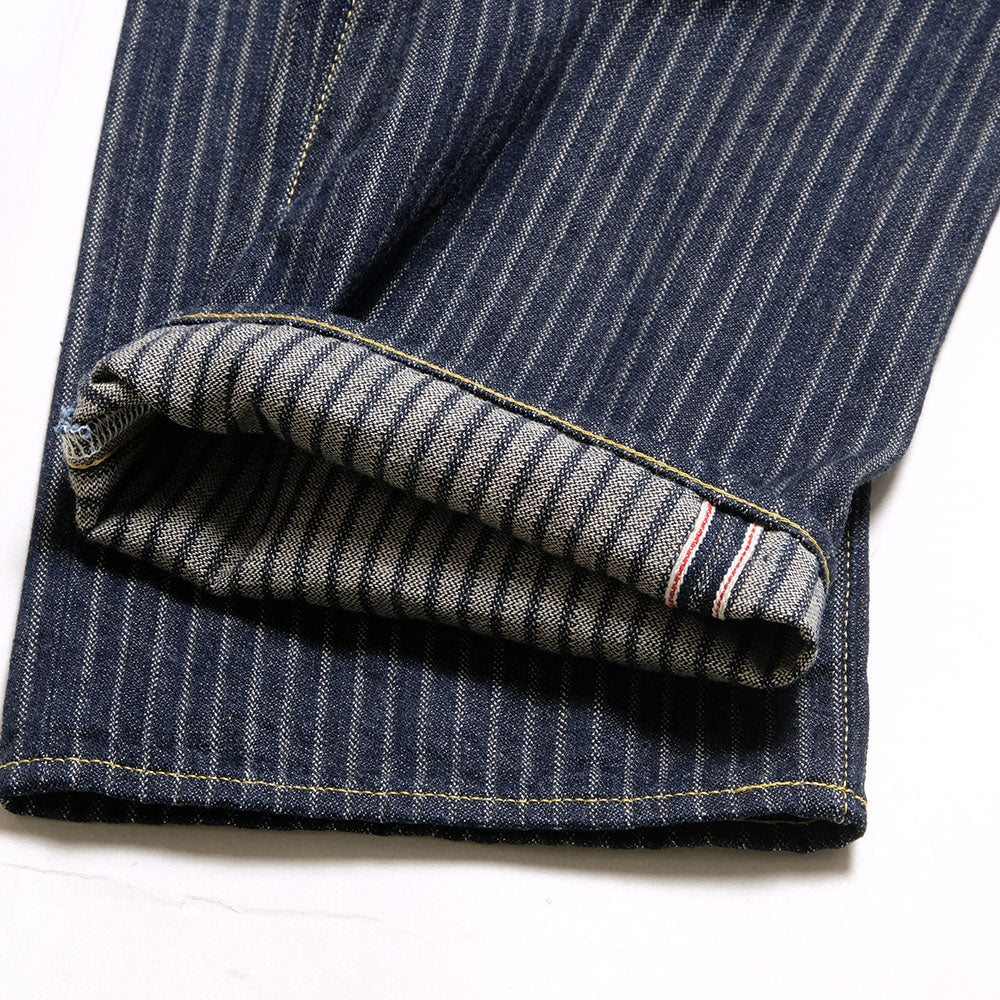 ONI DENIM - Relax Stright - Drop-Needle Stitching Jacquard Striped Denim - ONI022-HJS