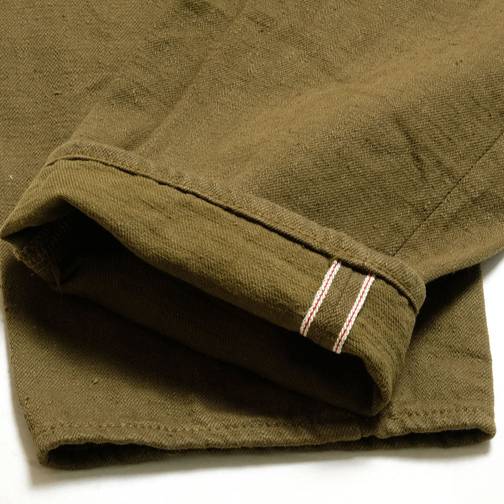 ONI DENIM - Relax Tapered 12oz Olive Warp and Welt Selvedge Denim - ONI612-OLOL