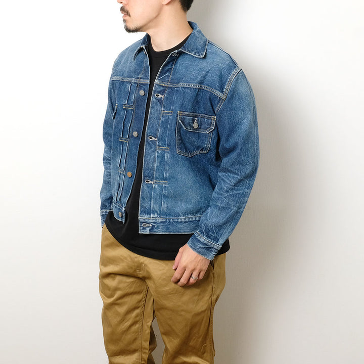 SUGAR CANE - 14.25oz. DENIM JACKET - 1953 AGED MODEL - SC11953SW