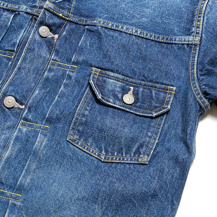 SUGAR CANE - 14.25oz. DENIM JACKET - 1953 AGED MODEL - SC11953SW