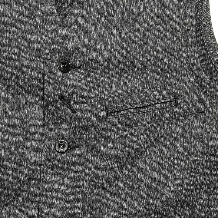 Sugar Cane - 9oz. BLACK COVERT WORK VEST - SC12795