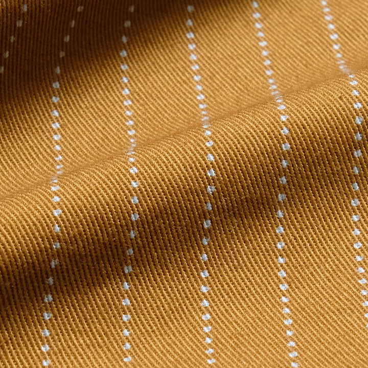 SUGAR CANE - FICTION ROMANCE - 8.5oz. BROWN WABASH STRIPE WORK SHIRT - SC28516