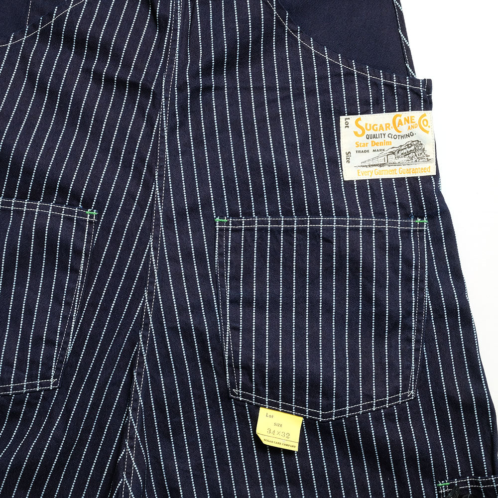Sugar Cane - 9oz. WABASH STRIPE - OVERALLS - SC41960