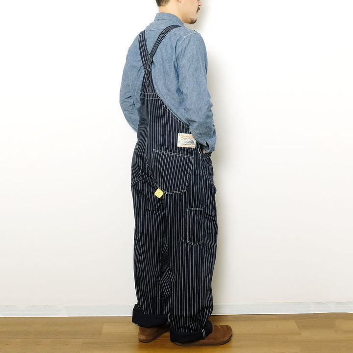 Sugar Cane - 9oz. WABASH STRIPE - OVERALLS - SC41960