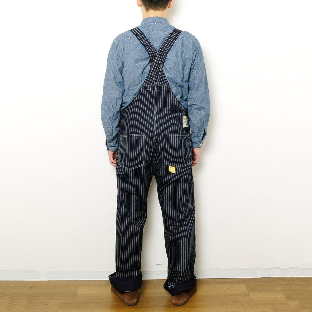 Sugar Cane - 9oz. WABASH STRIPE - OVERALLS - SC41960