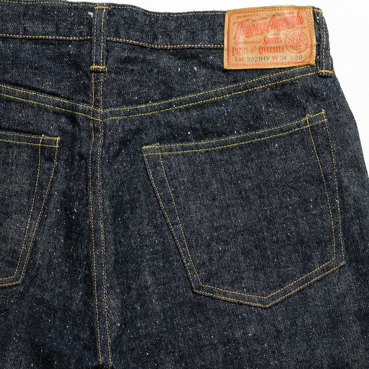 SUGAR CANE - HINOYA EXCLUSIVE - 14oz. Ryukyu indigo-blend Left-Twill sugar cane DENIM Slim-Fit - SC42021HY