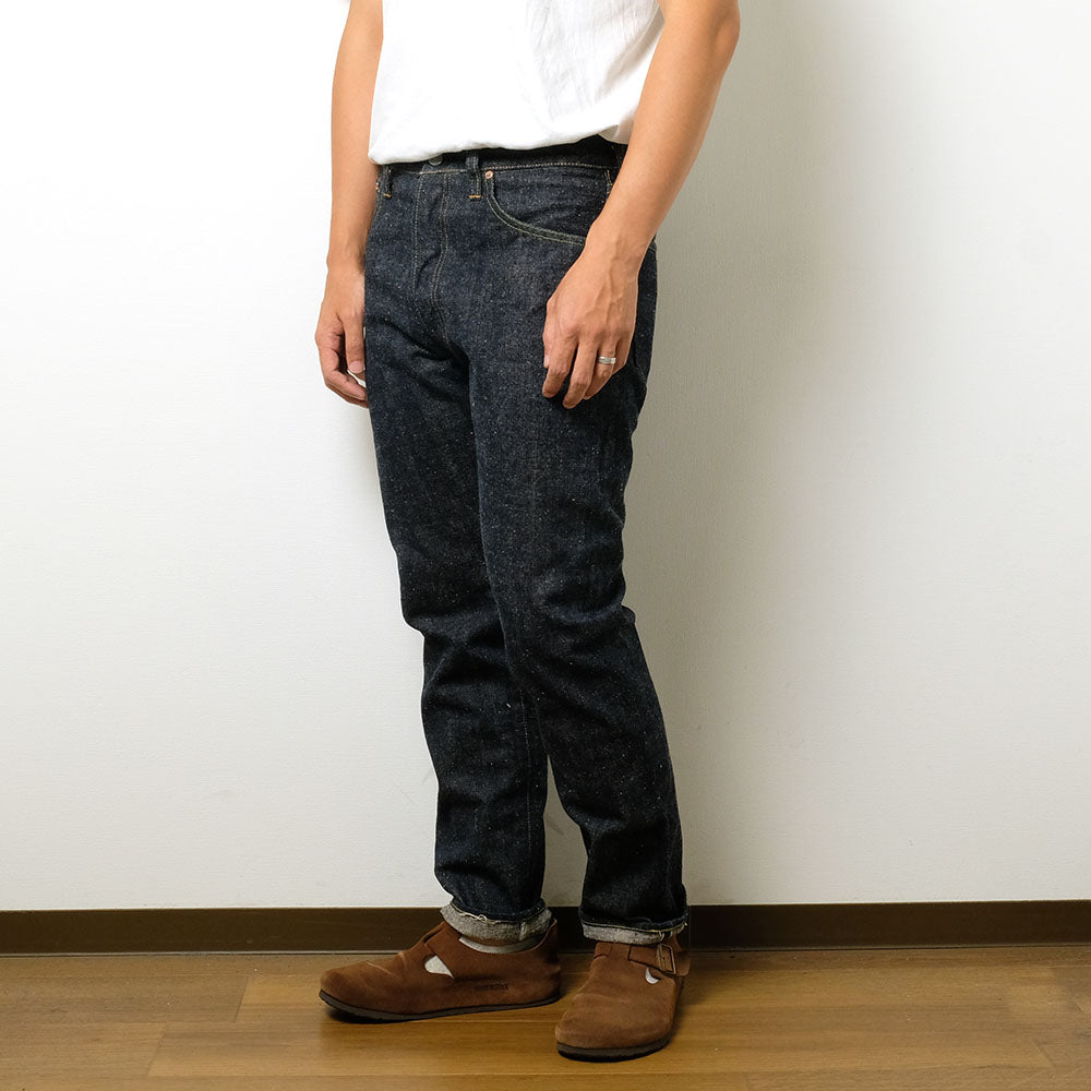 SUGAR CANE - HINOYA EXCLUSIVE - 14oz. Ryukyu indigo-blend Left-Twill sugar cane DENIM Slim-Fit - SC42021HY