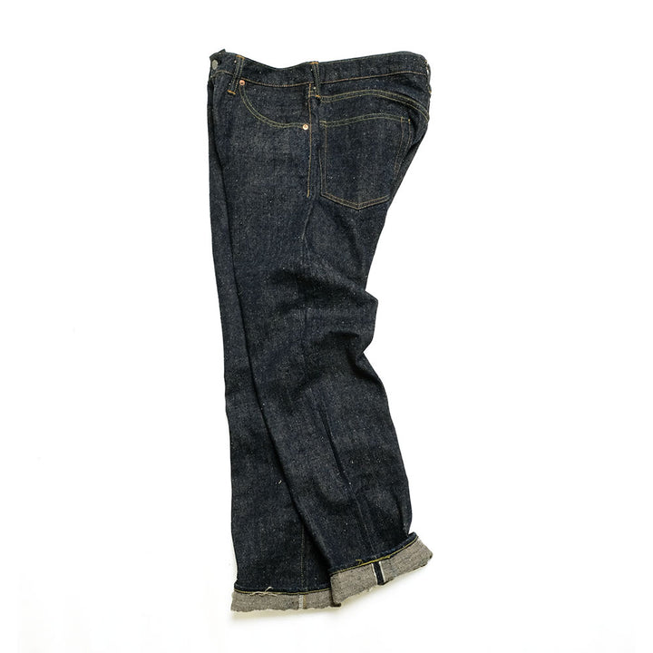 SUGAR CANE - HINOYA EXCLUSIVE - 14oz. Ryukyu indigo-blend Left-Twill sugar cane DENIM Slim-Fit - SC42021HY