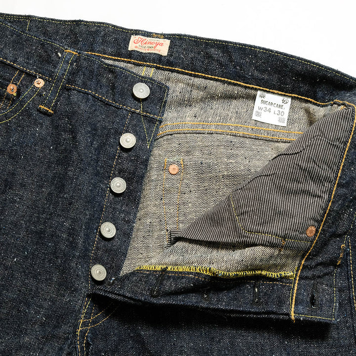 SUGAR CANE - HINOYA EXCLUSIVE - 14oz. 琉球藍混左綾砂糖黍DENIM 2021 MODEL - SC42021HY