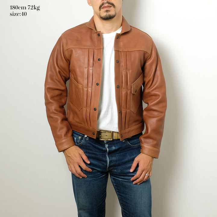 SUGAR CANE - Mister Freedom - HOOPER COLLECTION - RANCH BLOUSE - BISON - SC80624