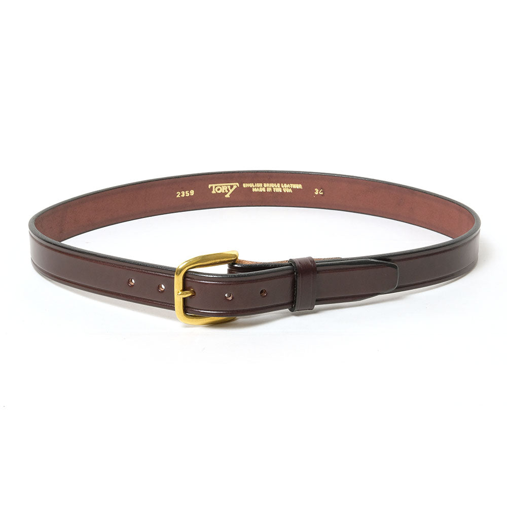 Tory Leather - 1 1/4 Creased Belt w/ Brass HD - TO-2363SP / TO-2360